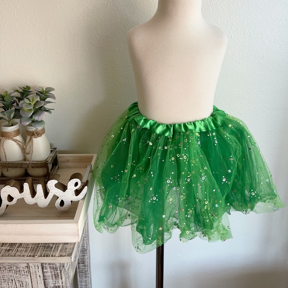 Green Sparkly Handmade Tutu